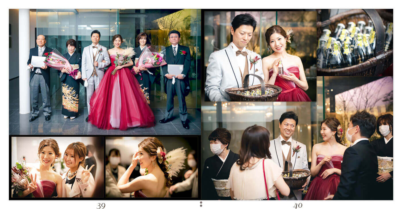 39～40ページ 広島モノリス 結婚式アルバム