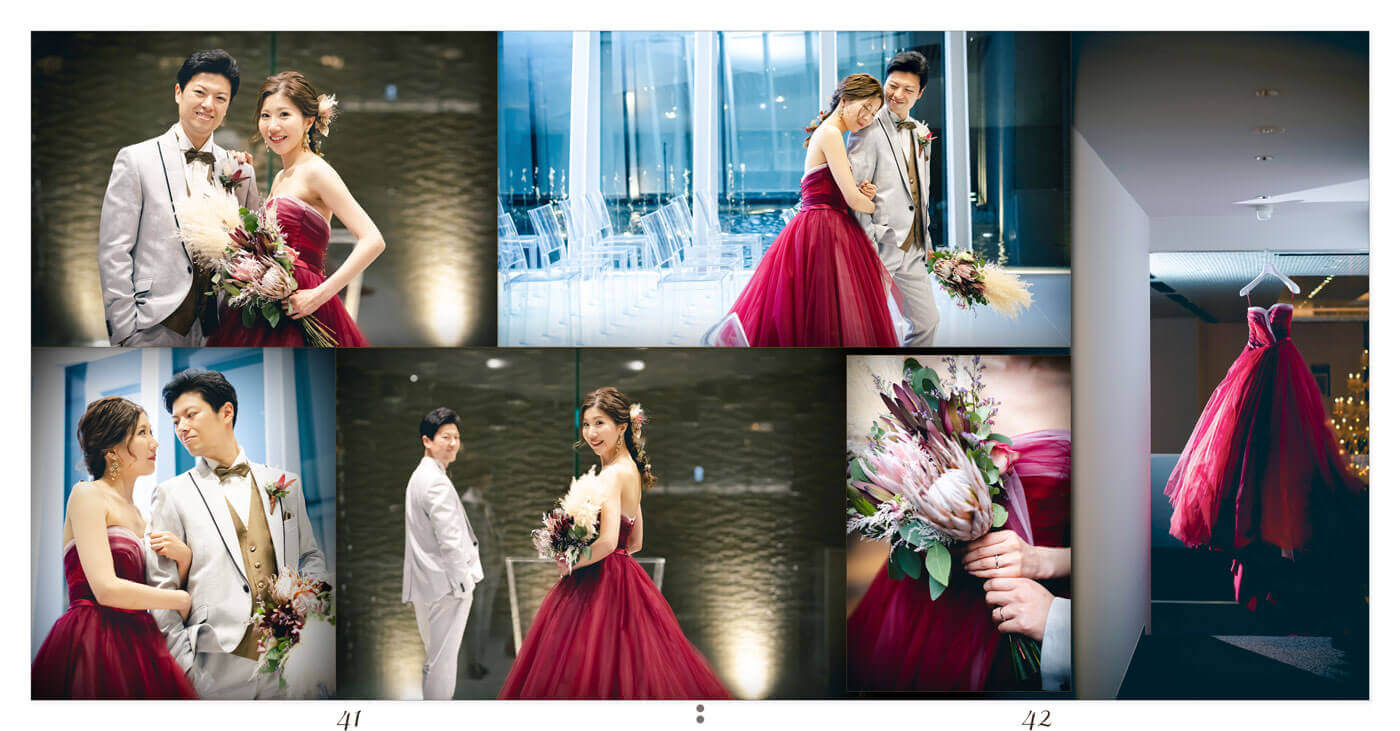 41～42ページ 前撮りアルバム