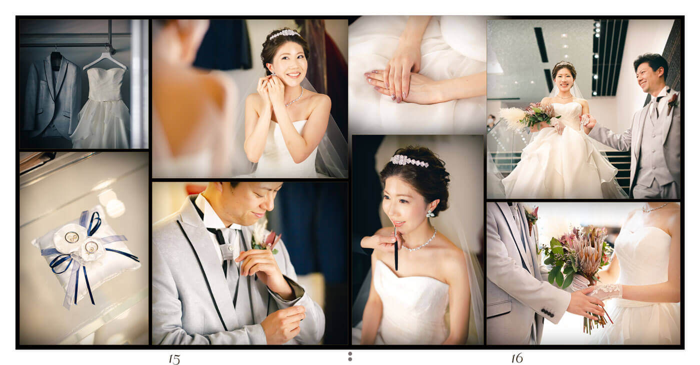 15～16ページ 広島モノリス 結婚式アルバム