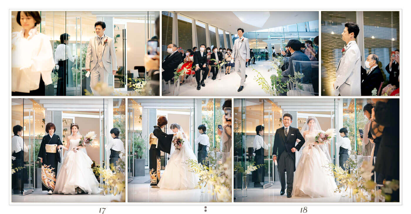 17～18ページ 広島モノリス 結婚式アルバム