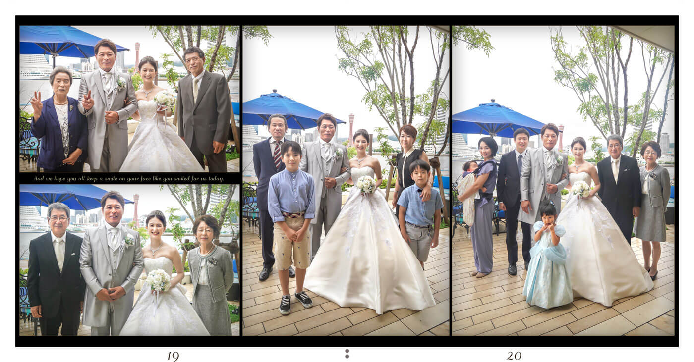 19～20ページ ラ・スイート神戸オーシャンズガーデン 結婚式アルバム