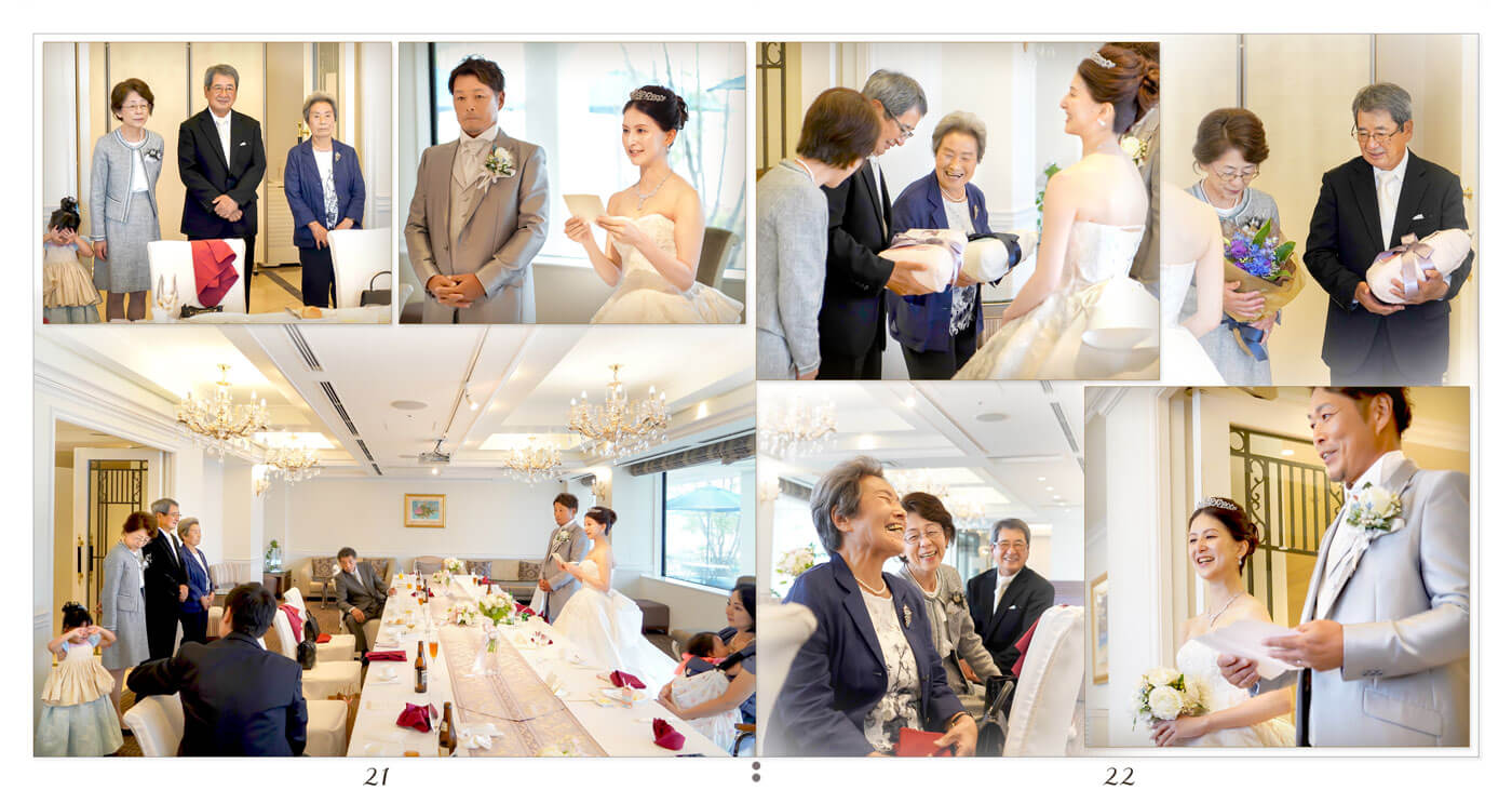 21～22ページ ラ・スイート神戸オーシャンズガーデン 結婚式アルバム