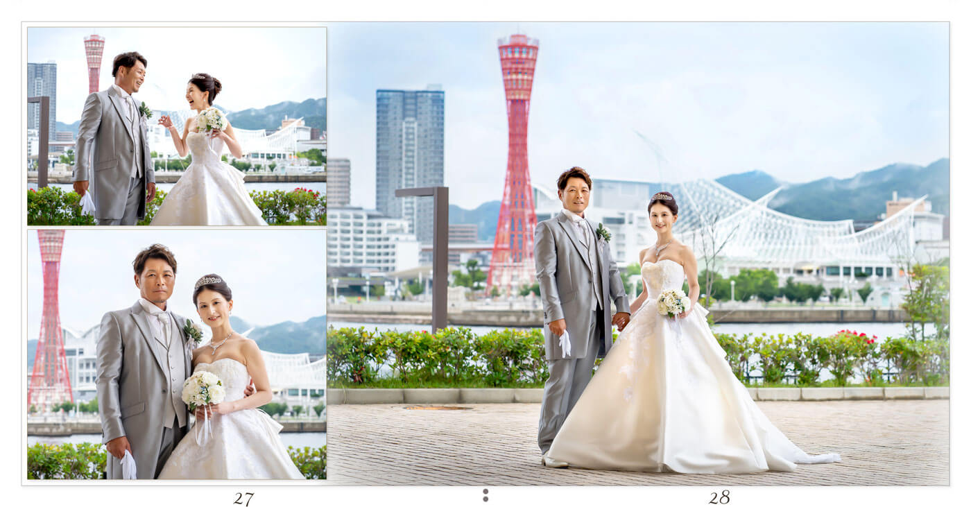 27～28ページ ラ・スイート神戸オーシャンズガーデン 結婚式アルバム