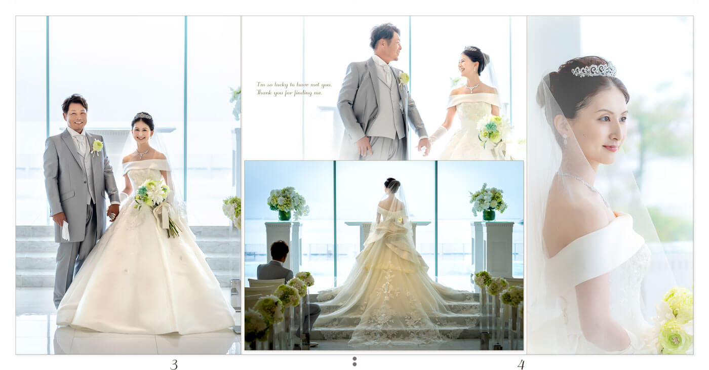 3～4ページ ラ・スイート神戸オーシャンズガーデン 結婚式アルバム