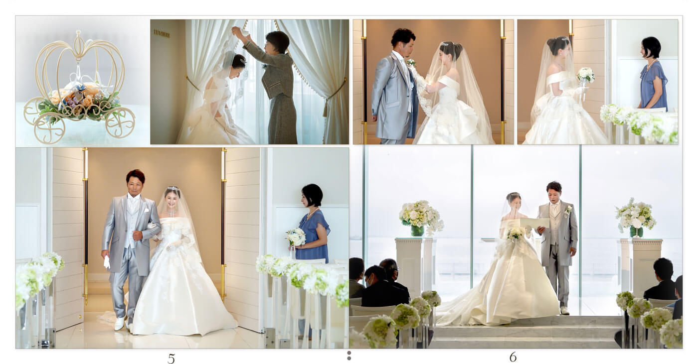 5～6ページ ラ・スイート神戸オーシャンズガーデン 結婚式アルバム