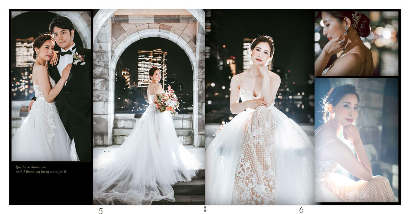 5～6ページ 東京駅 前撮りアルバム