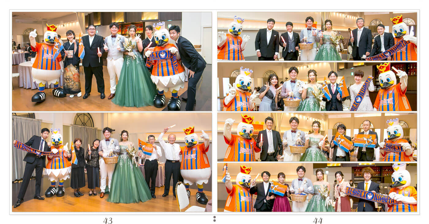 43～44ページ ハミングプラザVIP新潟 結婚アルバム