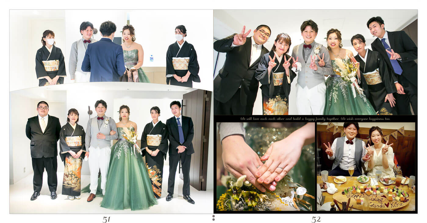 51～52ページ ハミングプラザVIP新潟 結婚アルバム