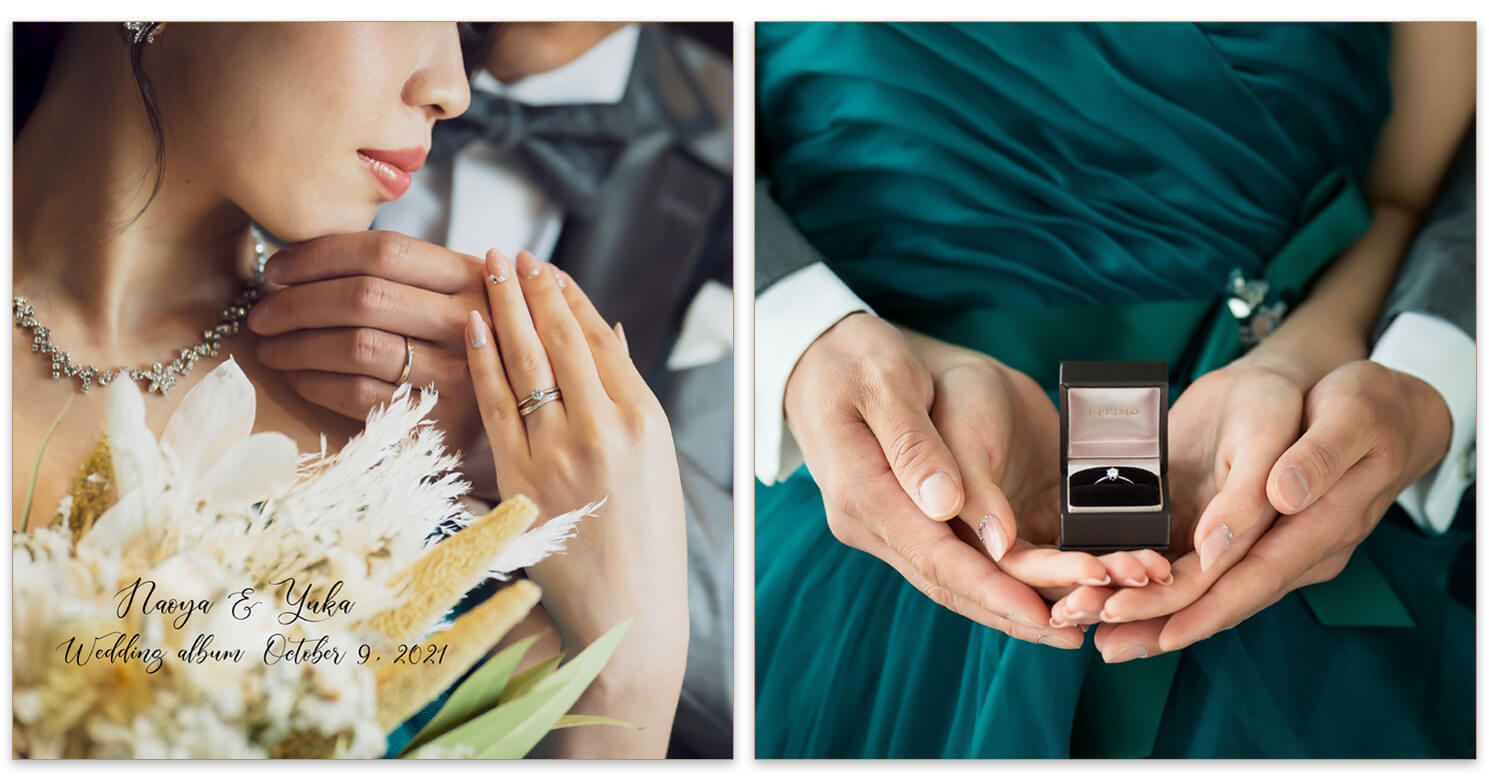 ホテルロイヤルクラシック大阪 結婚式アルバム 表紙