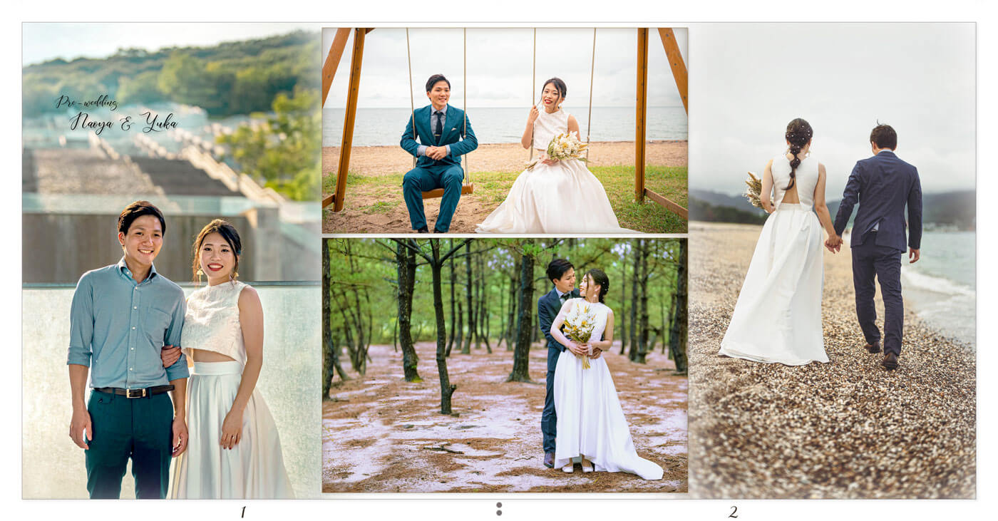 1～2ページ ホテルロイヤルクラシック大阪 結婚式アルバム