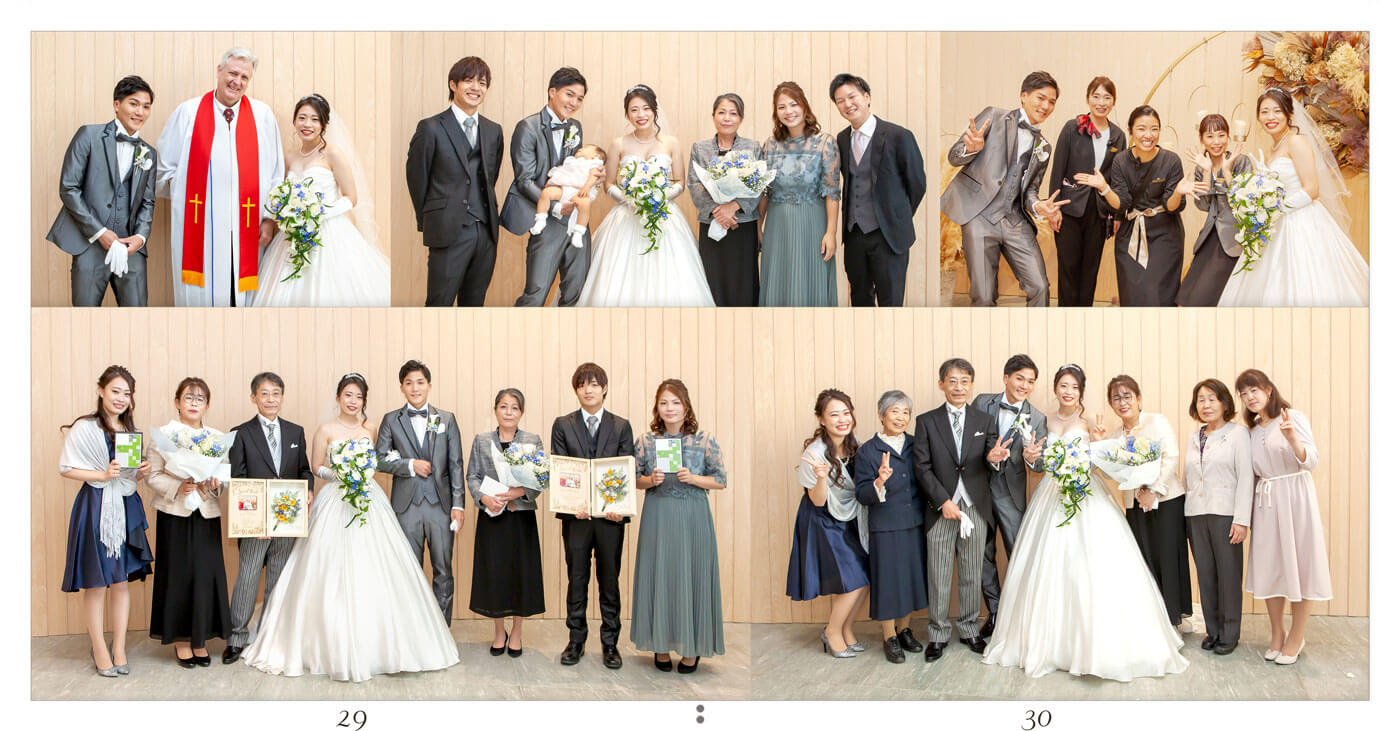 29～30ページ ホテルロイヤルクラシック大阪 結婚式アルバム