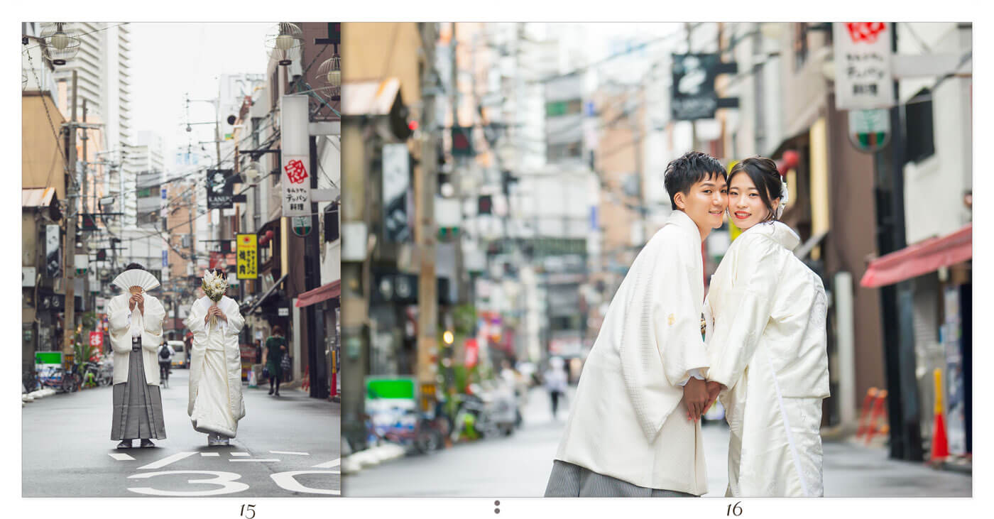 15～16ページ ホテルロイヤルクラシック大阪 結婚式アルバム