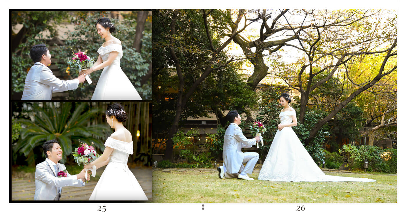 25～26ページ 浮月楼 フォトウエディングアルバム