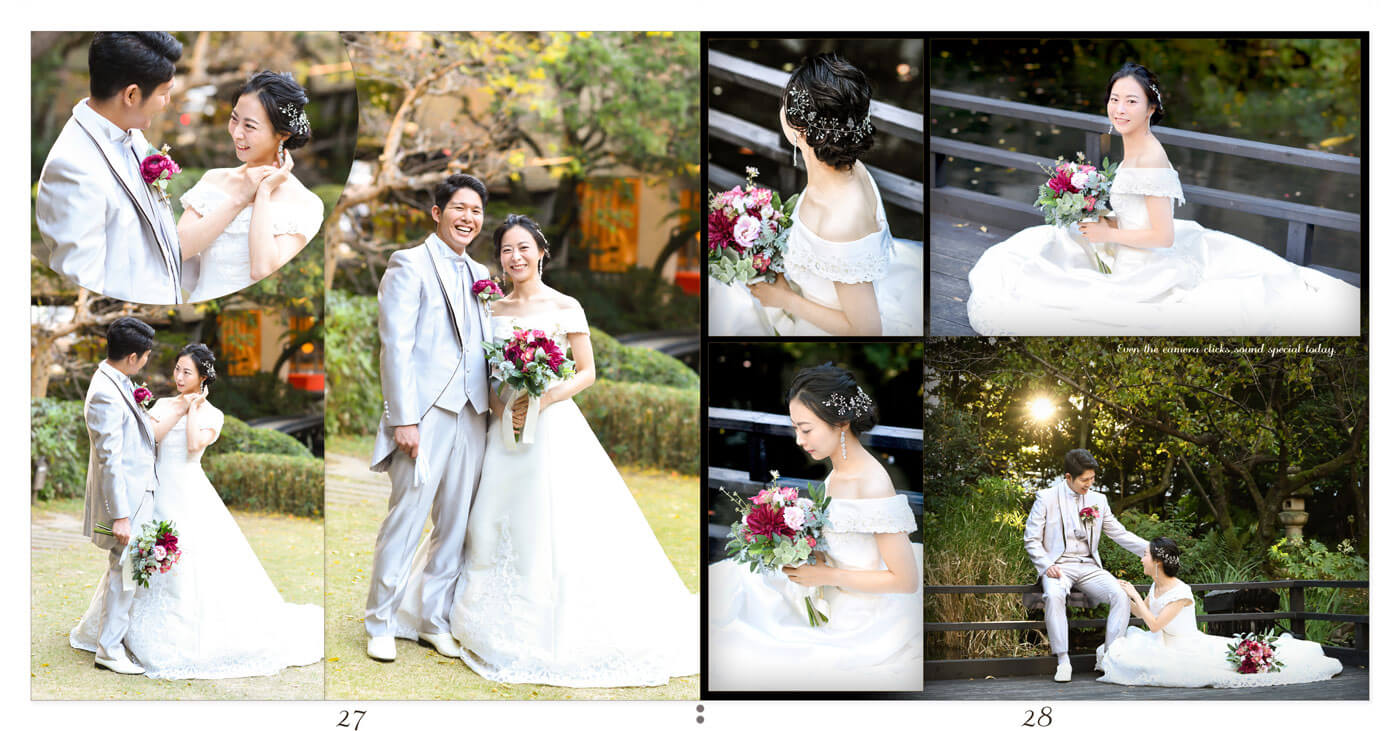 27～28ページ 浮月楼 フォトウエディングアルバム