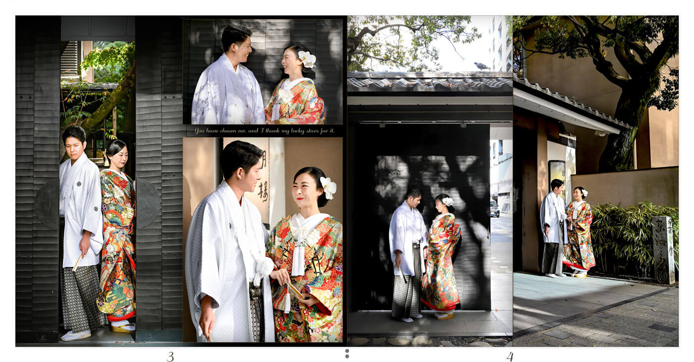 3～4ページ 浮月楼 フォトウエディングアルバム