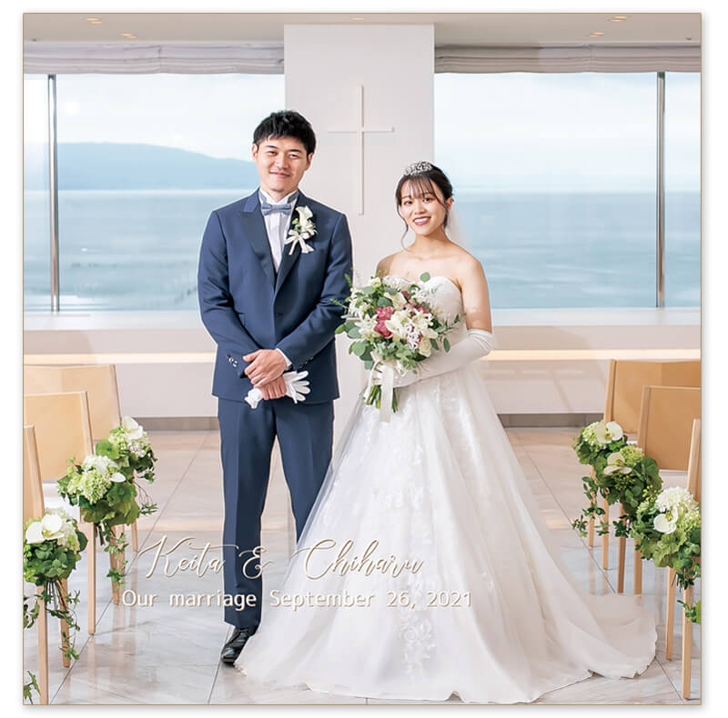 琵琶湖マリオットホテル 結婚式アルバム 表紙