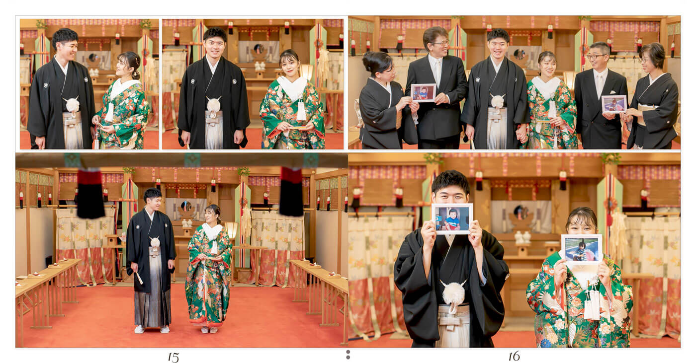 15～16ページ 琵琶湖マリオットホテル 結婚式アルバム