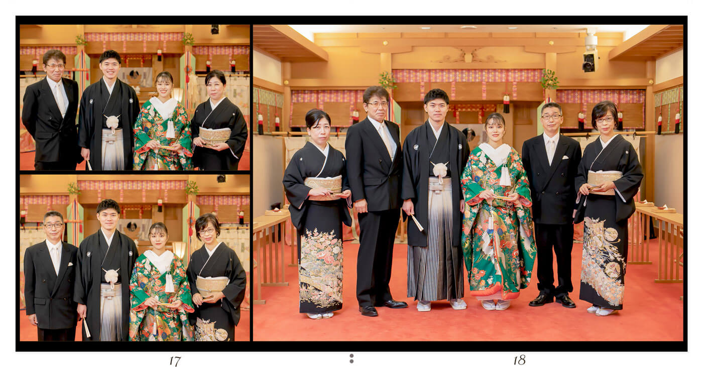 17～18ページ 琵琶湖マリオットホテル 結婚式アルバム