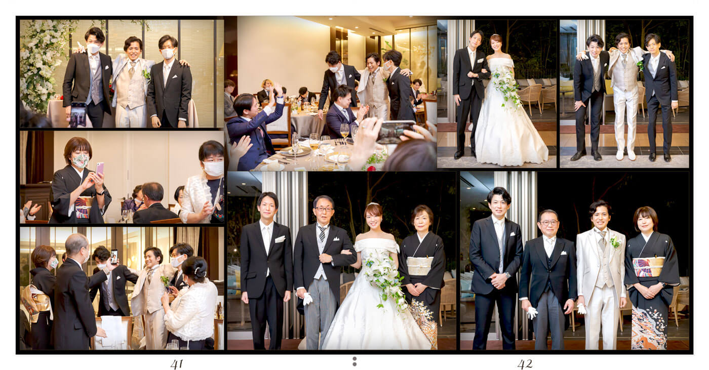 41～42ページ 伊勢山ヒルズヴェネチア グランデ邸 結婚式アルバム