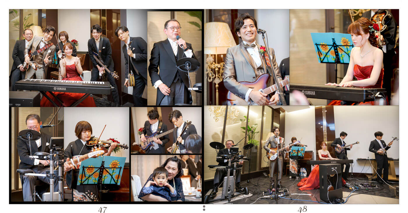 47～48ページ 伊勢山ヒルズヴェネチア グランデ邸 結婚式アルバム