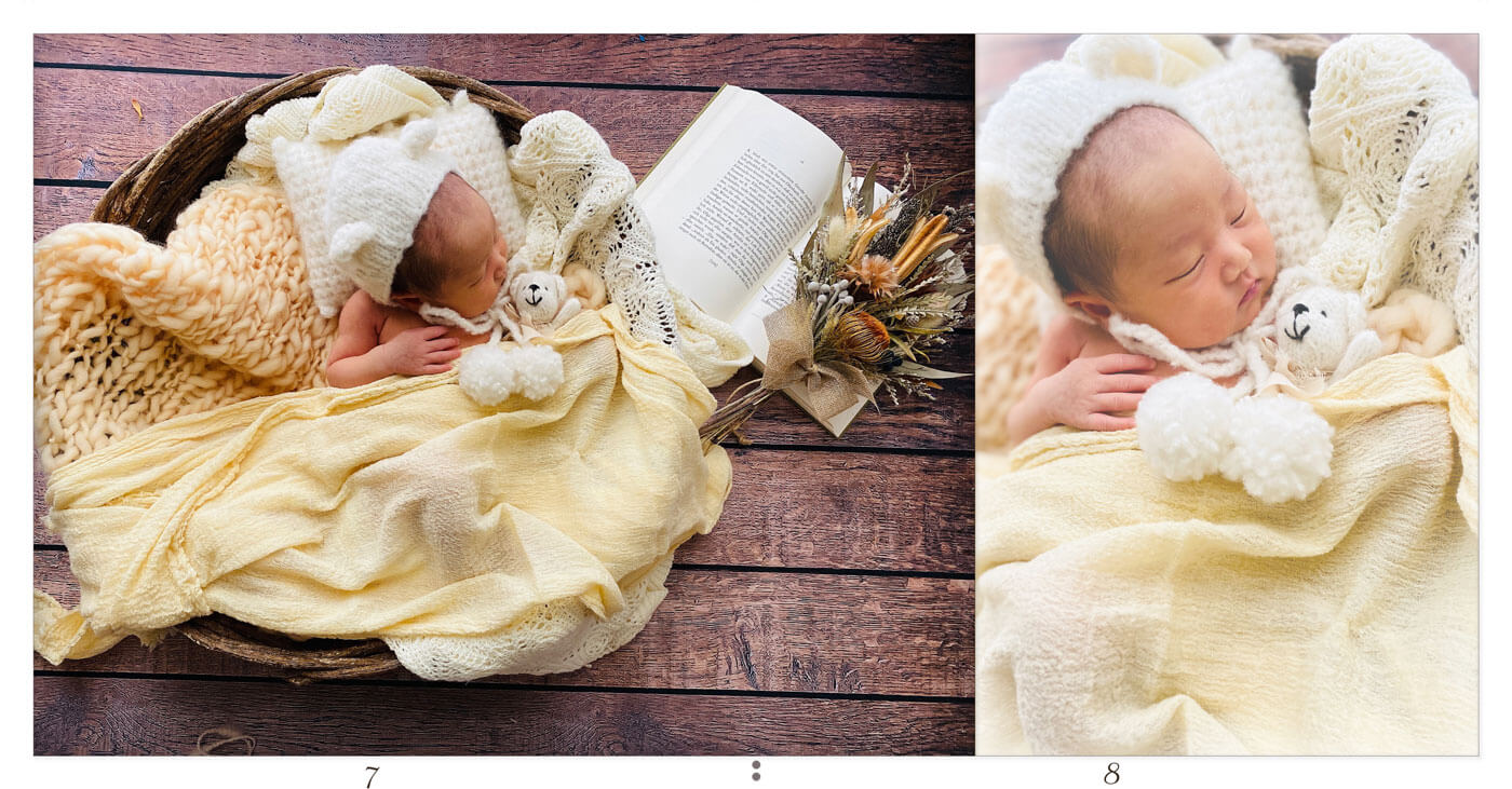 7～8ページ ニューボーンアルバム