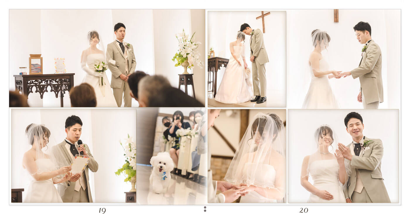 19～20ページ セントクロワール 結婚アルバム