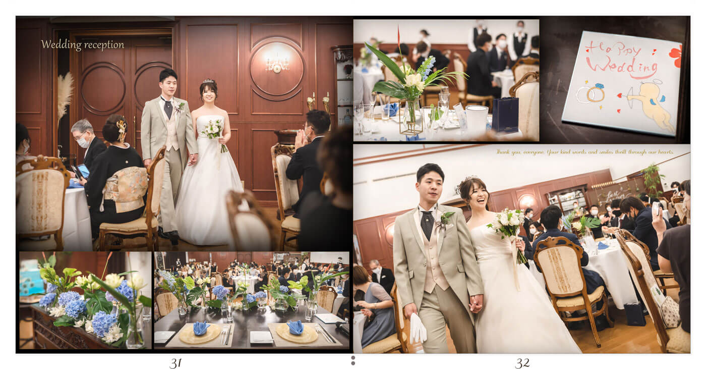31～32ページ セントクロワール 結婚アルバム
