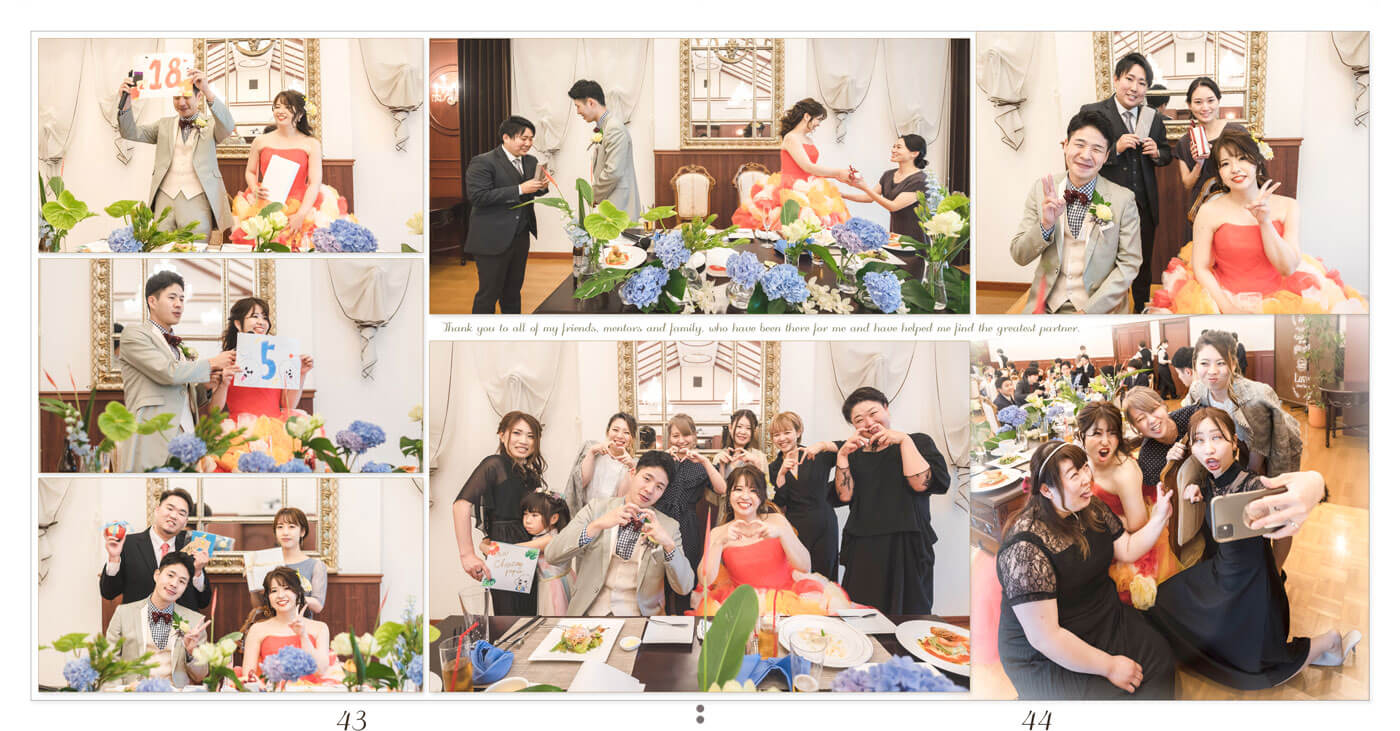 43～44ページ セントクロワール 結婚アルバム