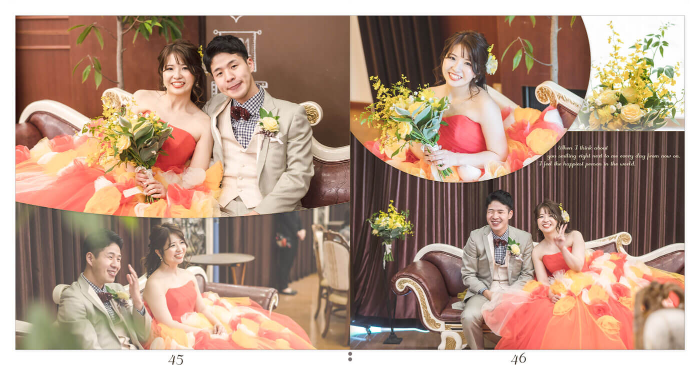 45～46ページ セントクロワール 結婚アルバム