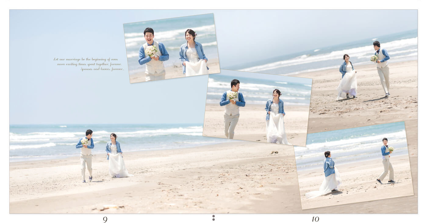 9～10ページ セントクロワール 結婚アルバム