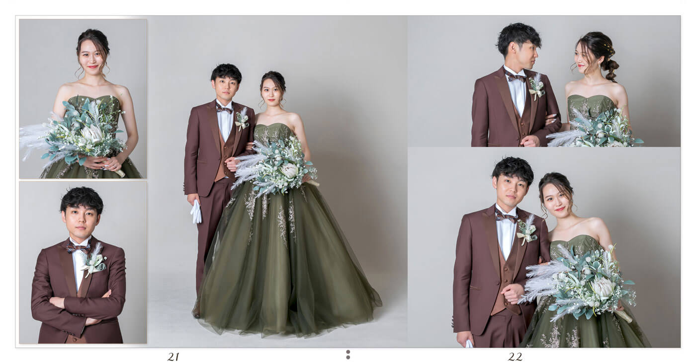 21～22ページ ANAクラウンプラザホテル岡山 フォトウエディングアルバム