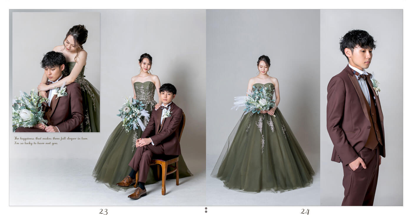 23～24ページ ANAクラウンプラザホテル岡山 フォトウエディングアルバム