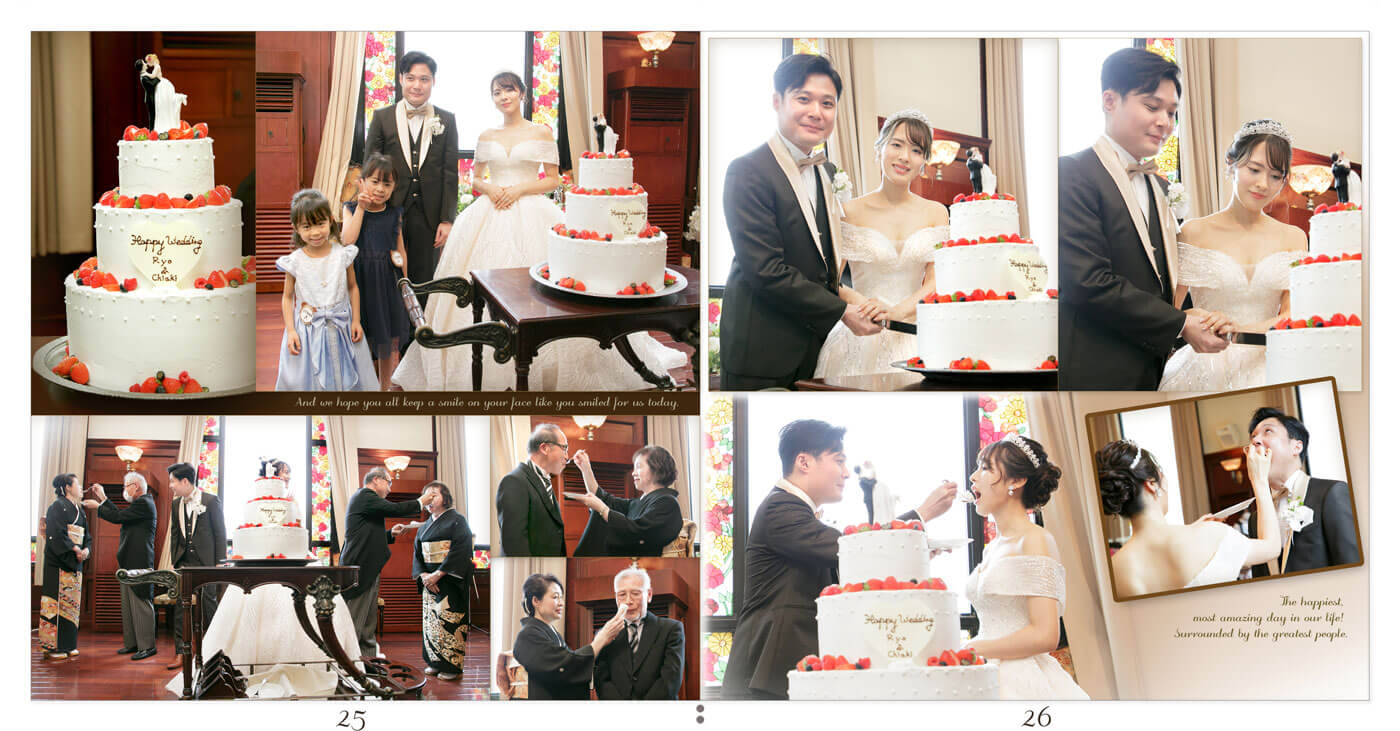25～26ページ マリーゴールド門司港迎賓館 結婚式アルバム