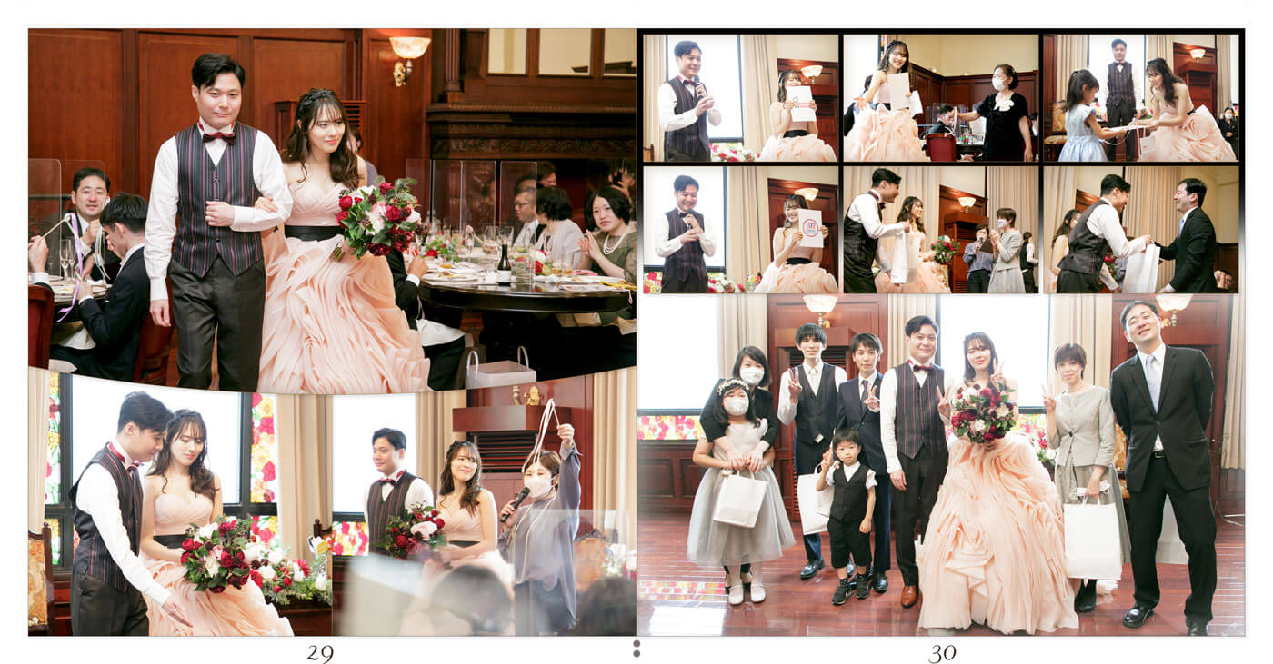29～30ページ マリーゴールド門司港迎賓館 結婚式アルバム