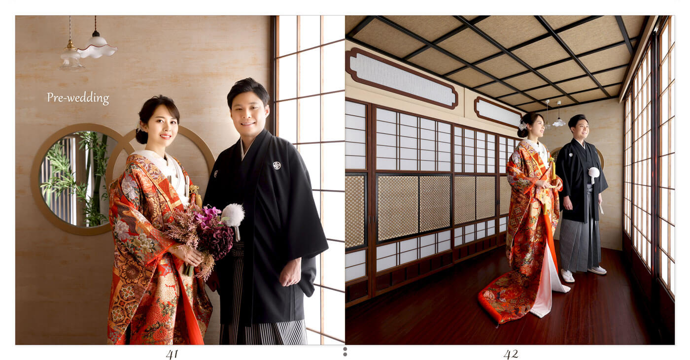 41～42ページ 和装 前撮り