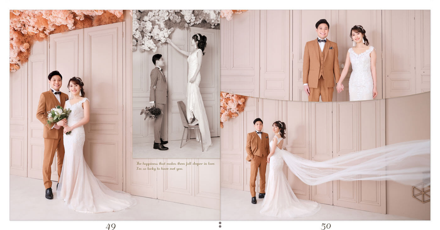 49～50ページ 洋装 前撮り