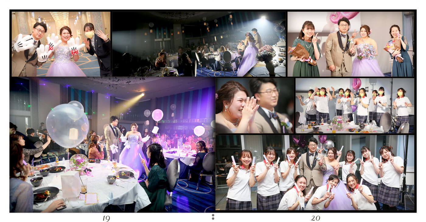 19～20ページ ノートルダム神戸 結婚式アルバム