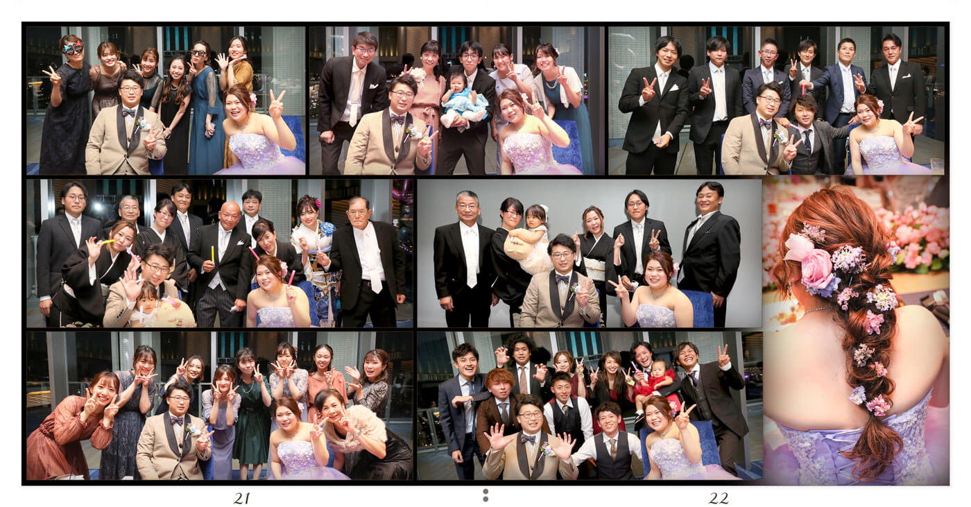 21～22ページ ノートルダム神戸 結婚式アルバム