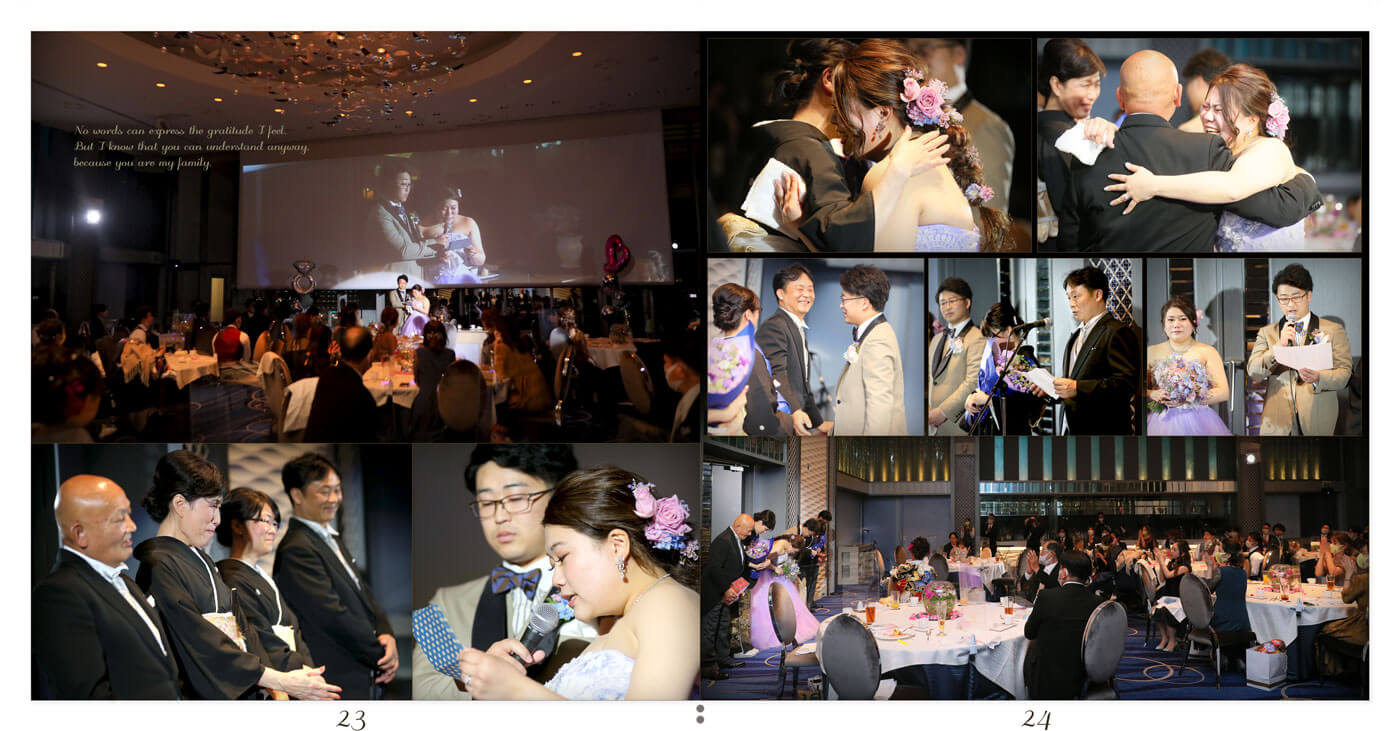 23～24ページ ノートルダム神戸 結婚式アルバム