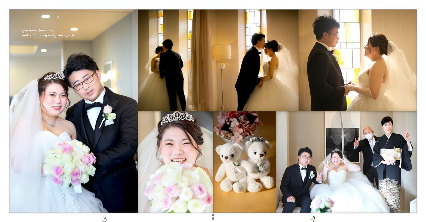 3～4ページ ノートルダム神戸 結婚式アルバム
