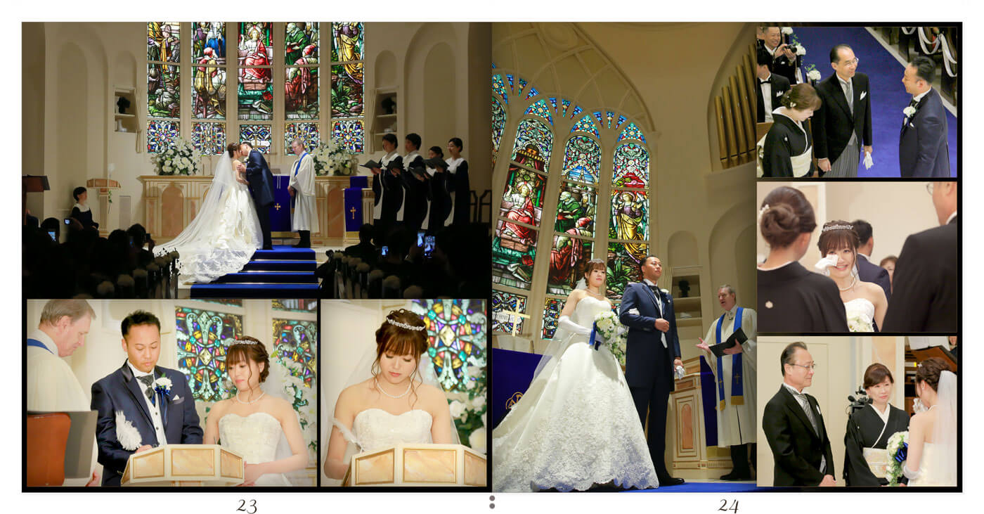 23～24ページ アニヴェルセルみなとみらい横浜 結婚式アルバム