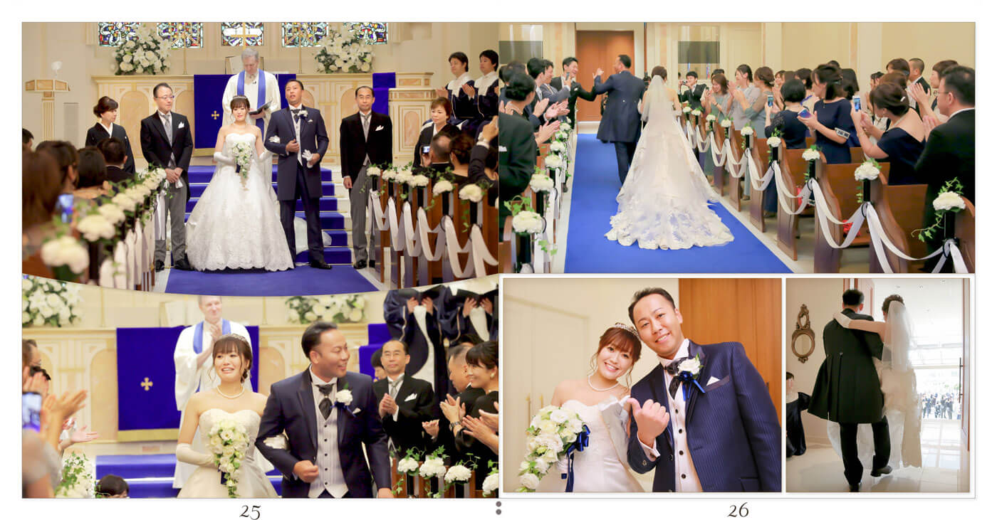 25～26ページ アニヴェルセルみなとみらい横浜 結婚式アルバム