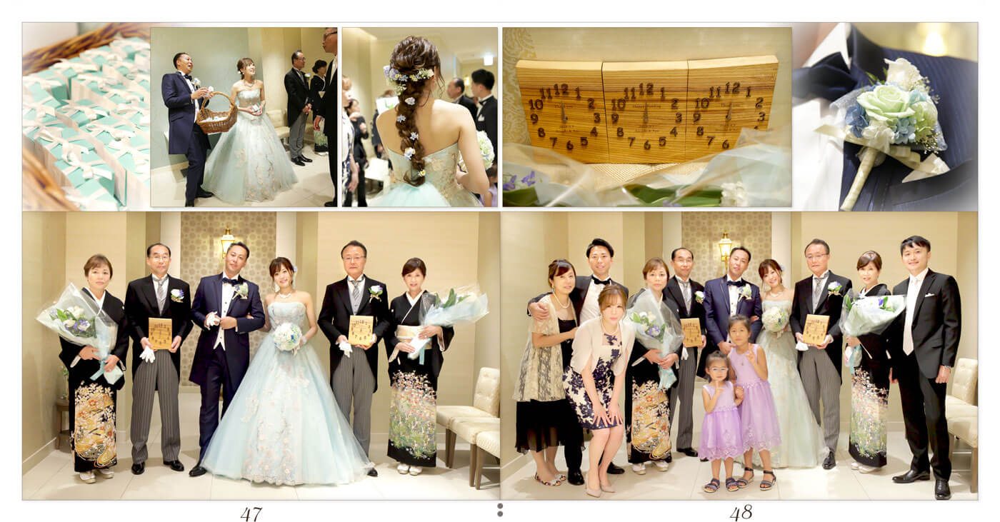 47～48ページ アニヴェルセルみなとみらい横浜ヴィラリヤド 披露宴アルバム