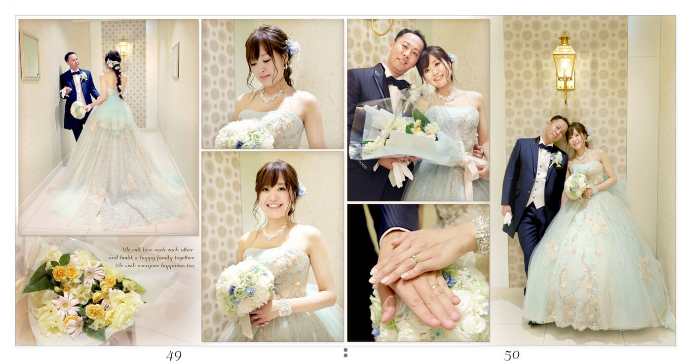 49～50ページ アニヴェルセルみなとみらい横浜ヴィラリヤド 披露宴アルバム