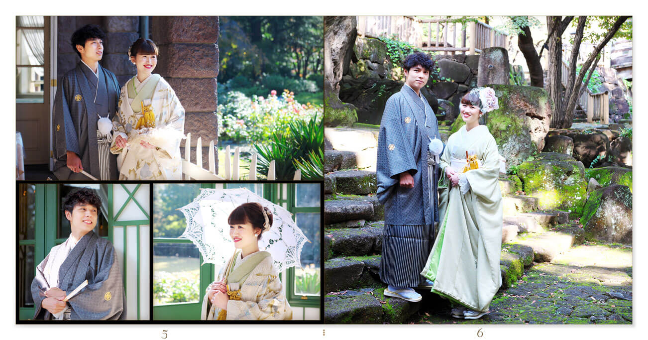 5～6ページ 伊勢山ヒルズ 前撮りアルバム