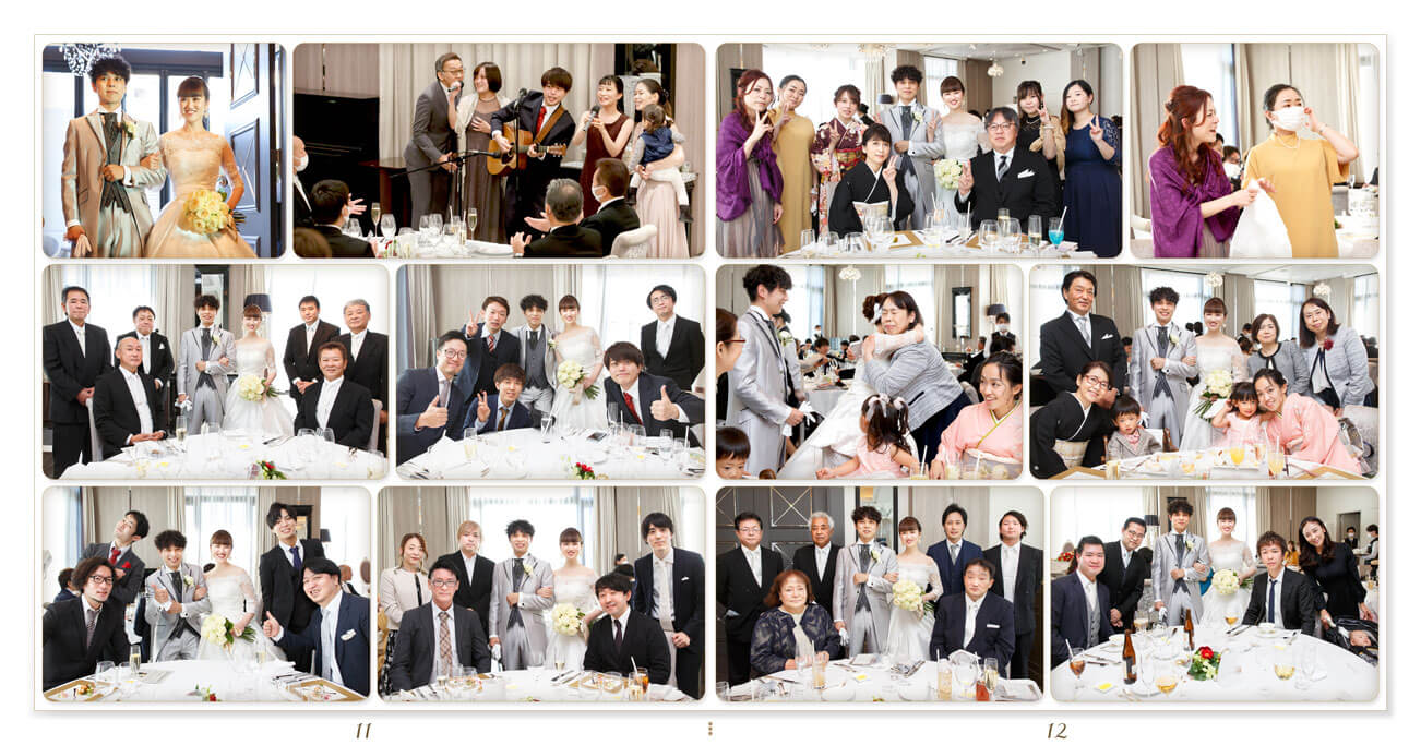 11～12ページ 伊勢山ヒルズ 結婚式アルバム