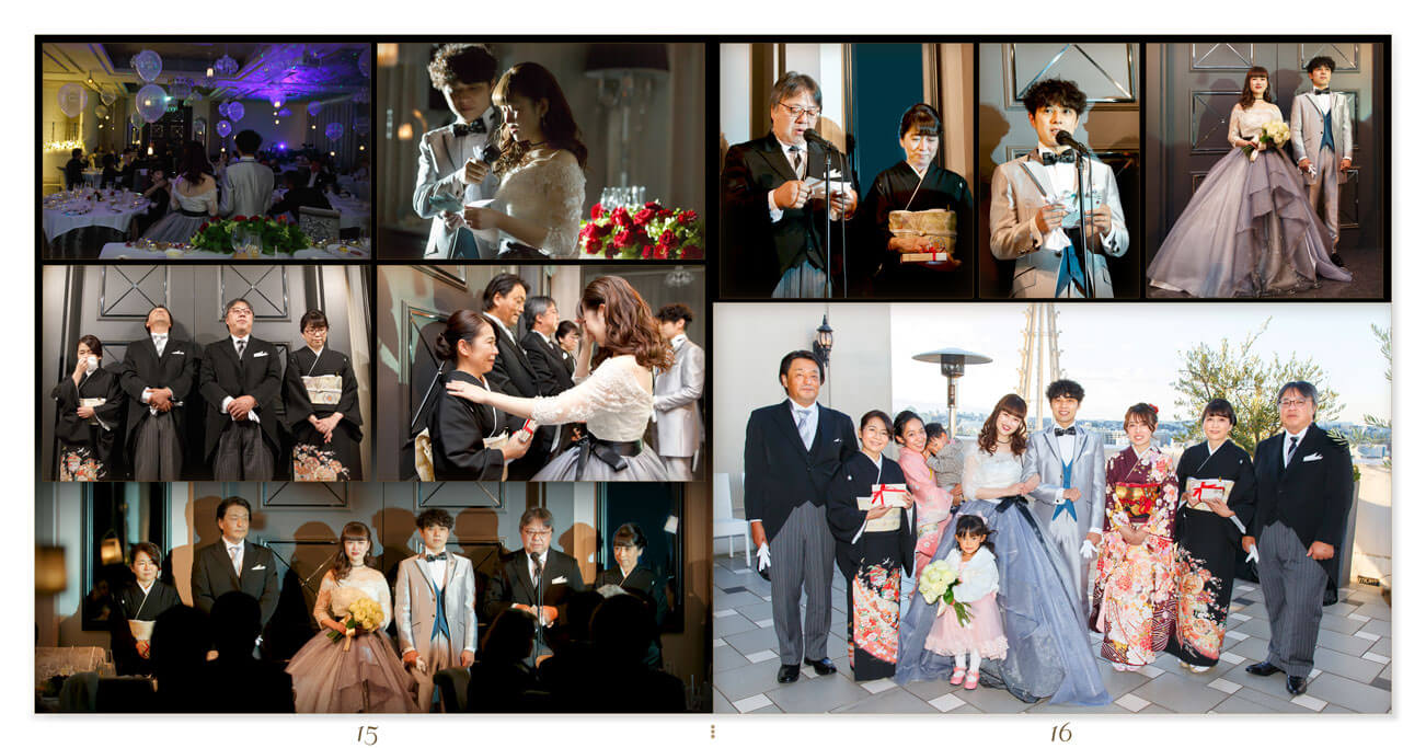 15～16ページ 伊勢山ヒルズ 結婚式アルバム