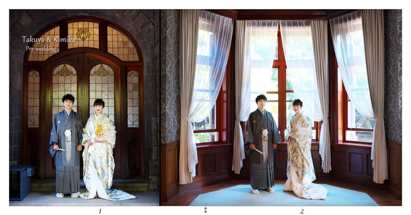 1～2ページ 伊勢山ヒルズ 前撮りアルバム