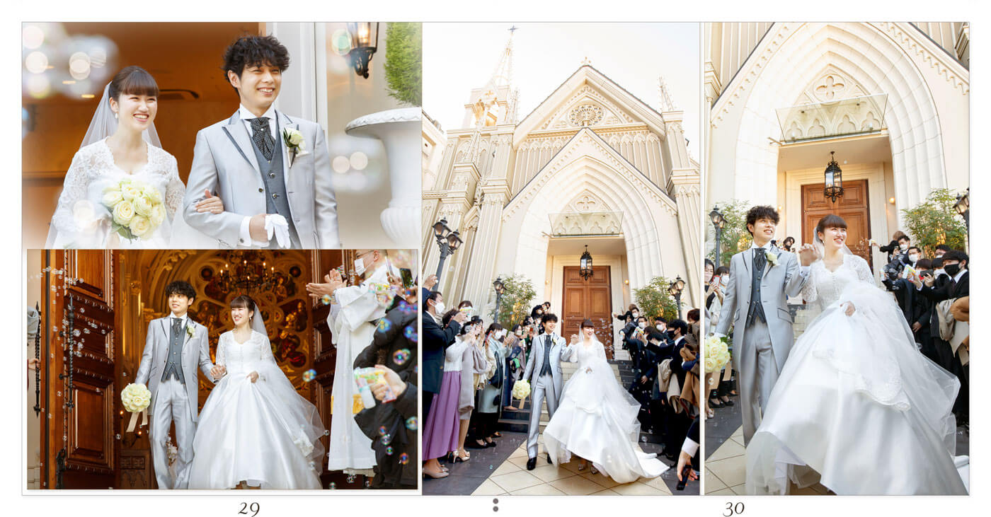 29～30ページ 伊勢山ヒルズ 結婚式アルバム