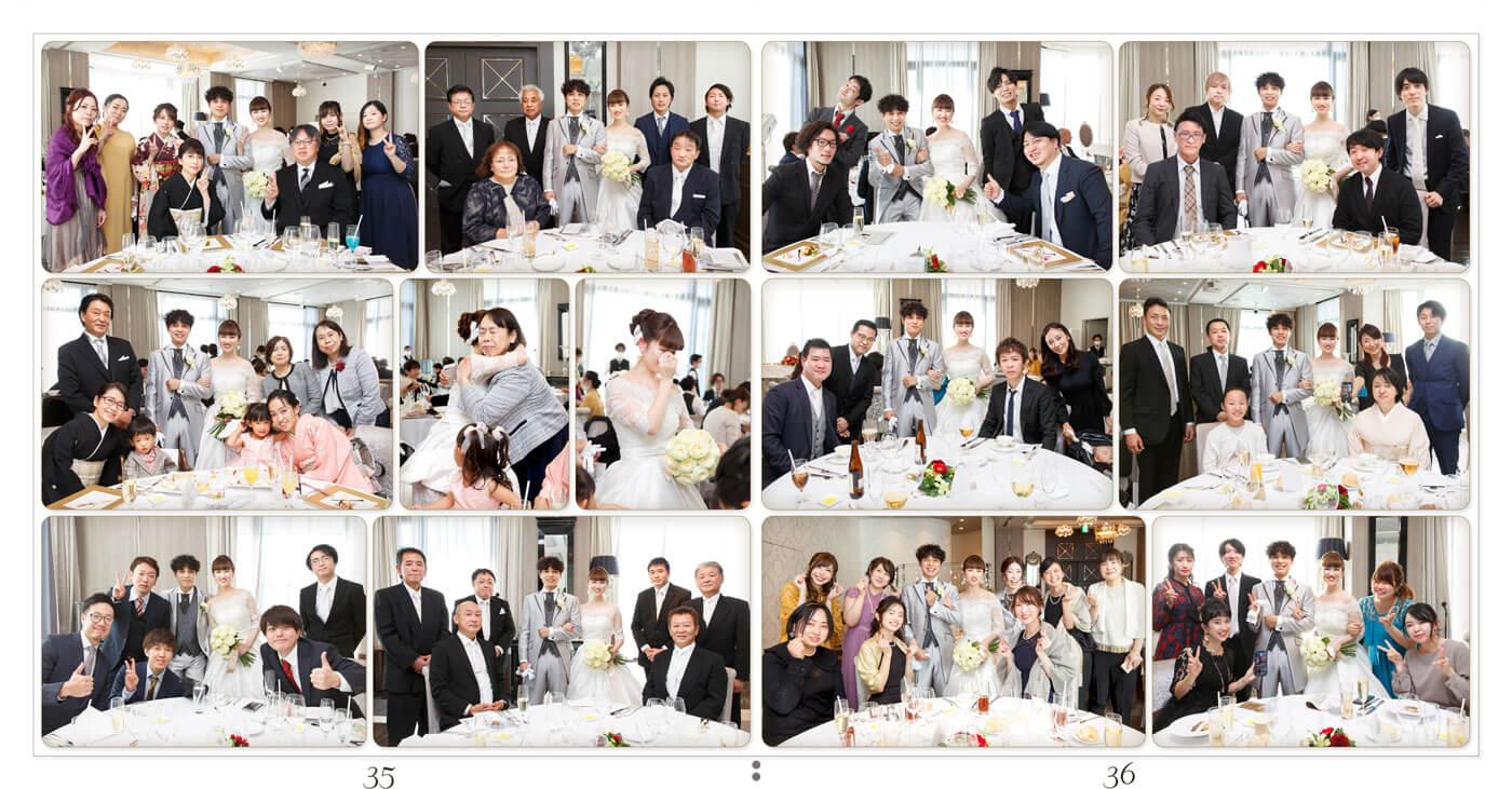 35～36ページ グラマシースイート邸 結婚式アルバム